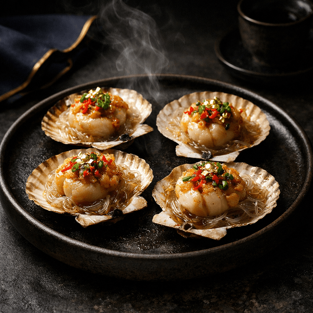 Garlic Grilled Scallops