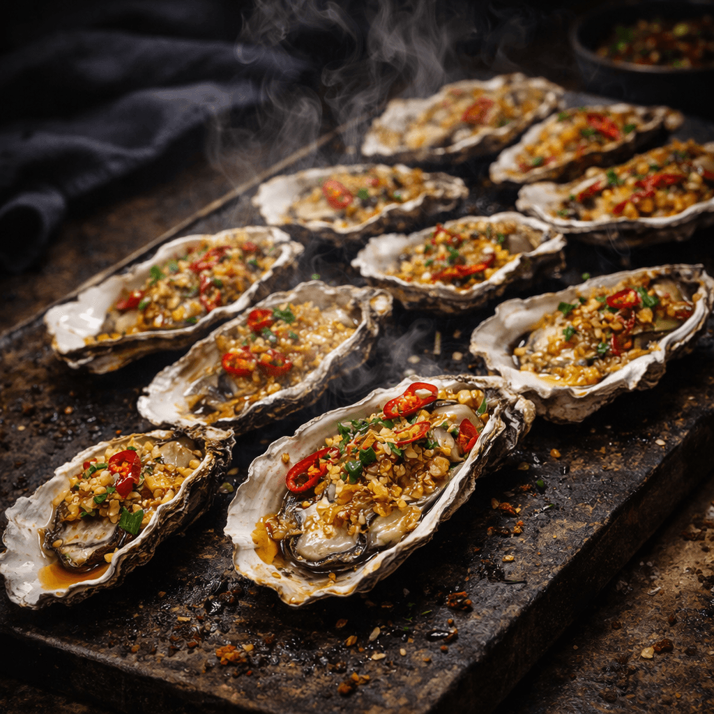 Steamed Gillardeau Rushan Oysters (6 Pcs)
