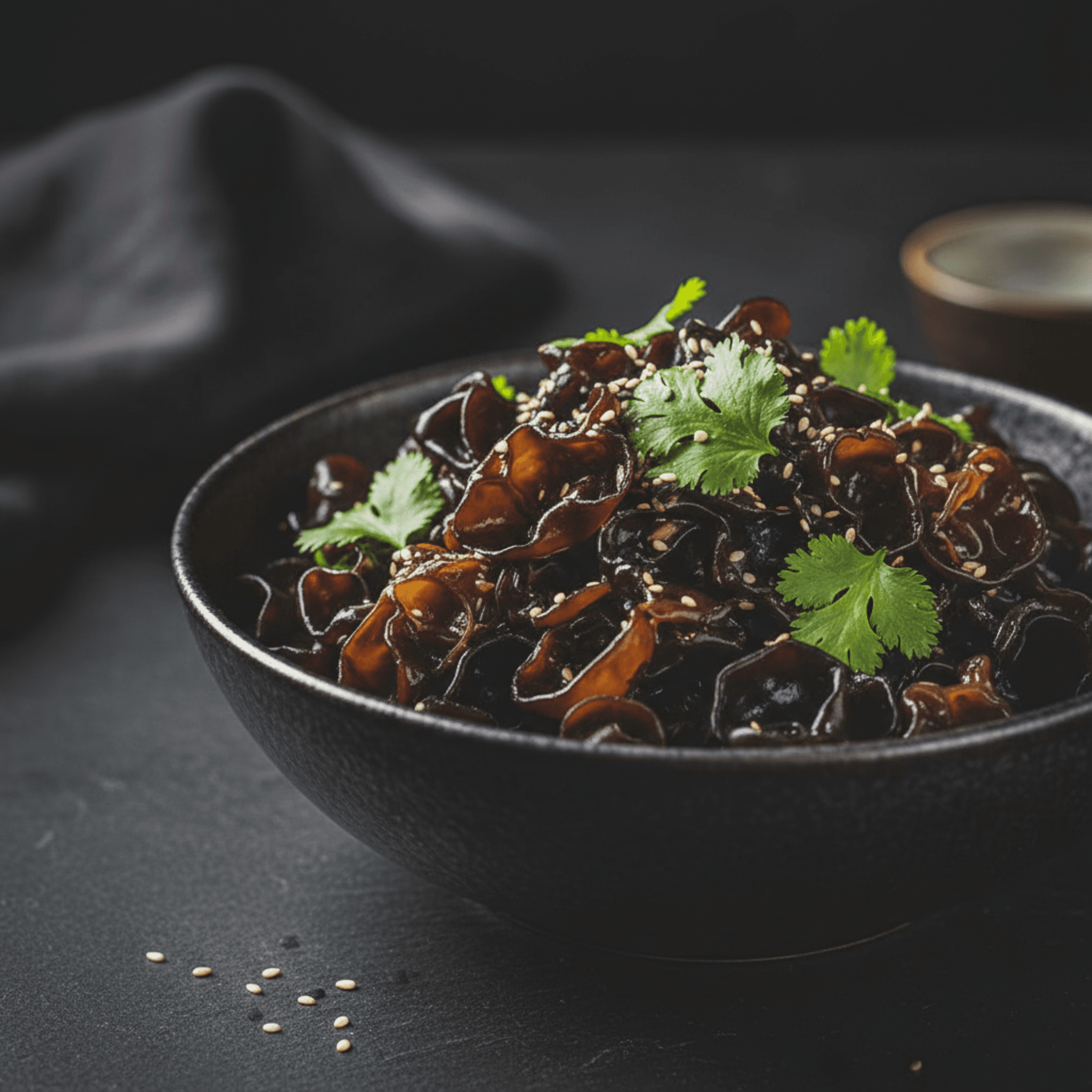 Cold wood ear mushroom salad