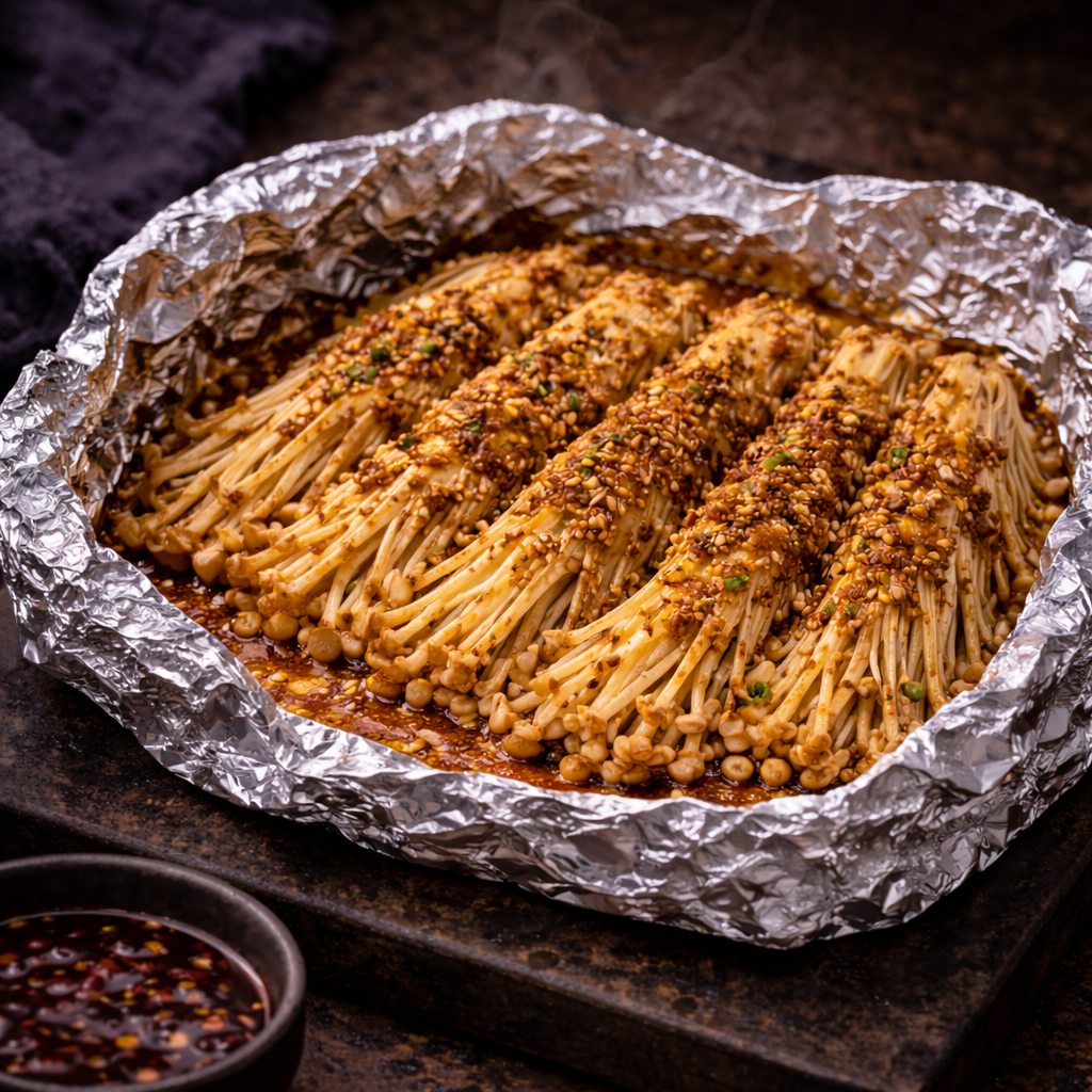 Foil Baked Enoki
