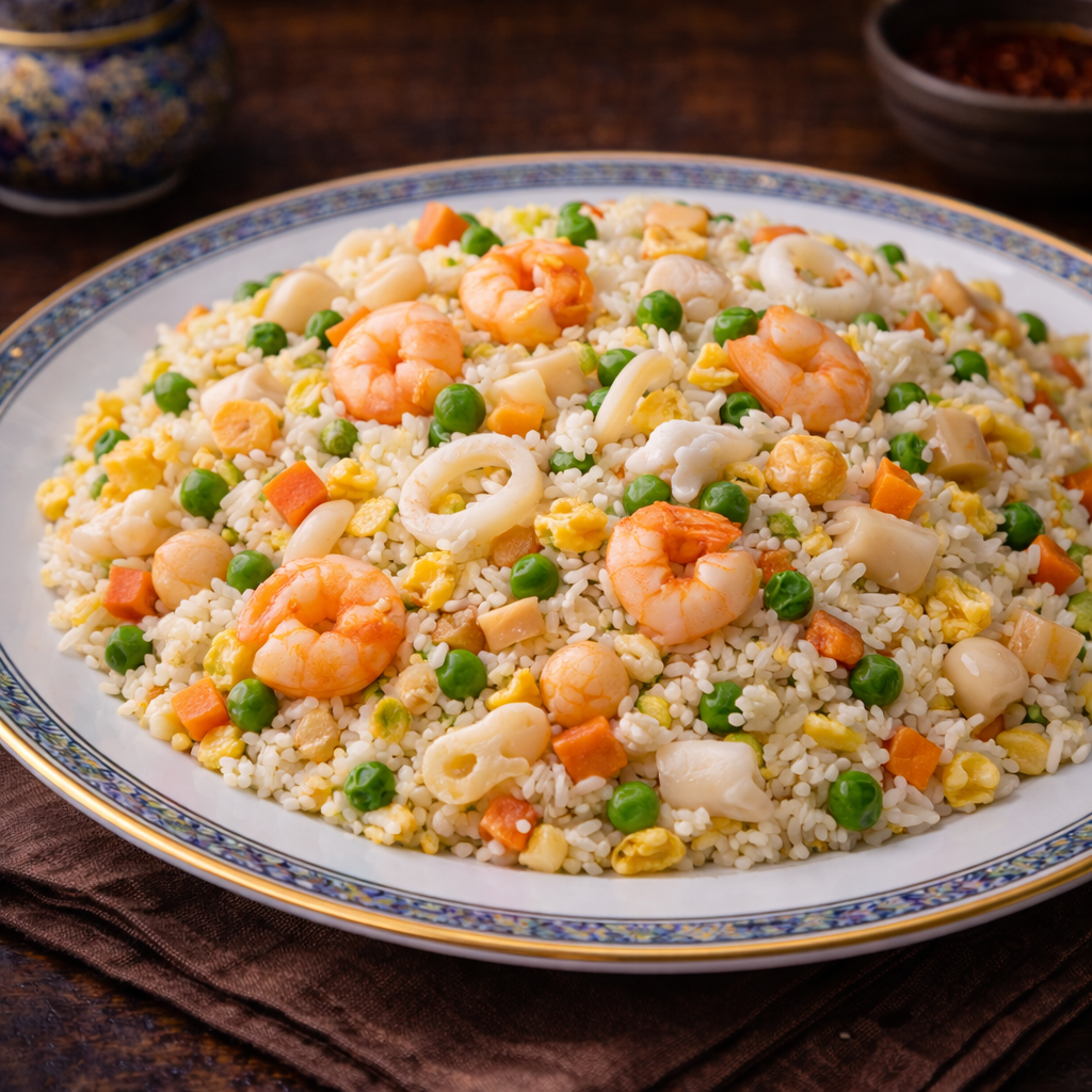 Fried Rice with Seafood