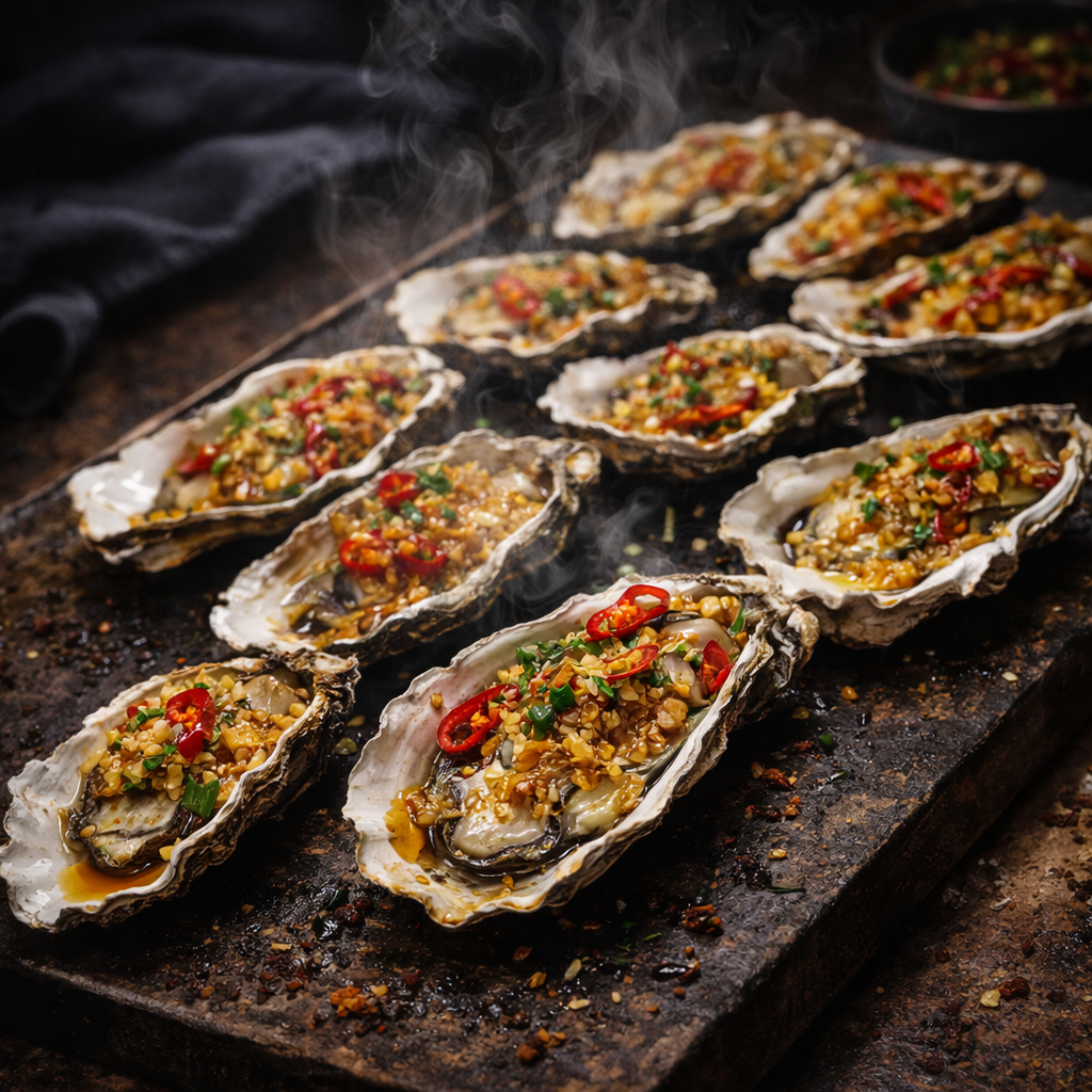 Steamed Gillardeau Rushan Oysters (6 Pcs)