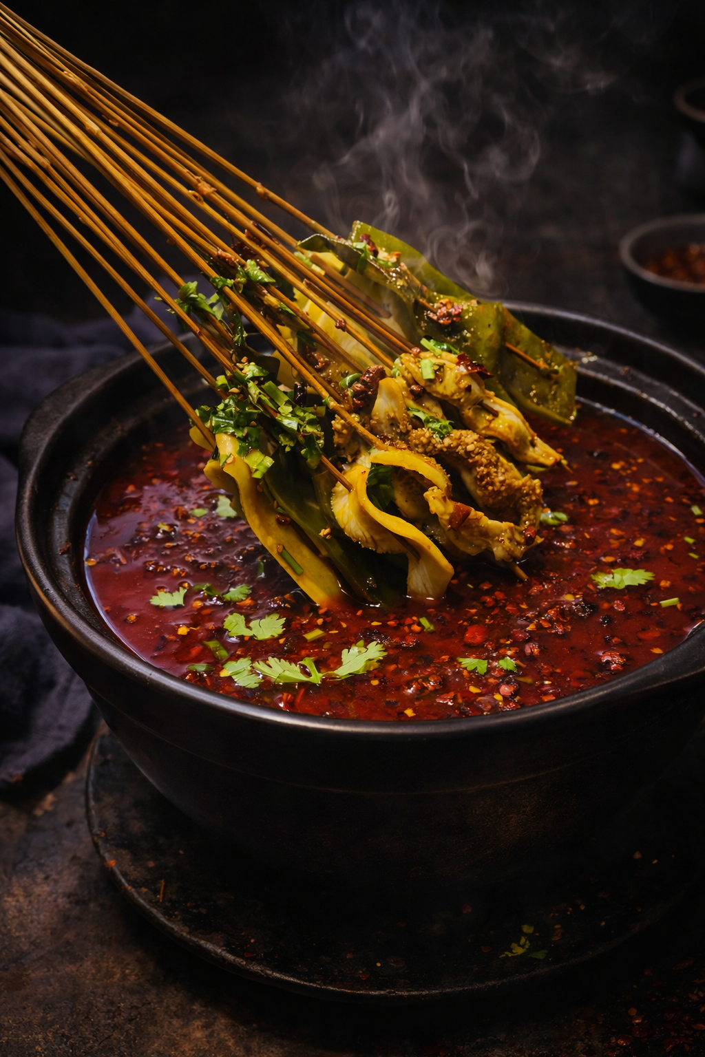 Spicy Sichuan tripe hot pot
